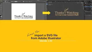 Blender Motion Graphics Tutorial | Import SVG from Illustrator (Beginners 101)