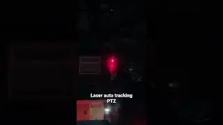 Laser sight auto tracking PTZ
