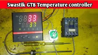Temperature Controller cautoni- swastik Gt8 | temperature controller wiring connection in punjabi |