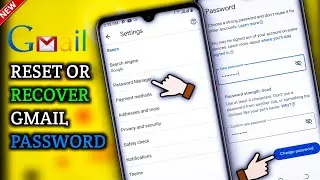 NEW! How to Reset or Recover Gmail Account Password if Forgotten without old Password!