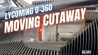 Aircraft Engine O-360 Moving Cutaway | Oshkosh 2021