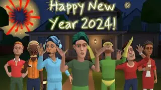 Happy New Year 2024! | Plotagon [CC AVAILABLE]