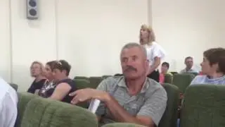 Выступление начальника образования по поводу закрытия классов в Ониськовской школе