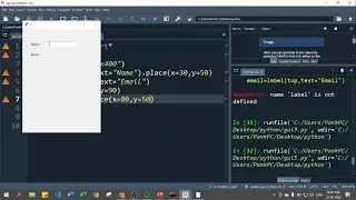 Tkinter Place Method In Detail | Python TKinte Tutorials in Hindi 05