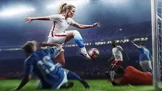 Photoshop Speed Art Football 2