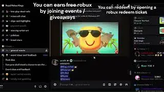 Discord server to earn real ROBUX!!!