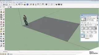 Sketchup Tutorial: Sketchup Interface & Basic Tools | Black Spectacles