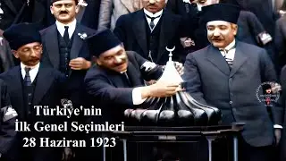 Türkiye'nin İlk Genel Seçimlerinden Hareketli Görüntüler 28 Haziran 1923 İstanbul #eskiistanbul