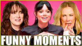 Jenna Ortega Funny Moments With Winona Ryder And Catherine O'Hara