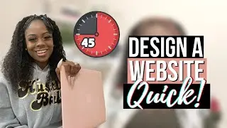 HOW TO DESIGN A WEBSITE IN MINUTES | MY NEW QUICK & EASY METHOD