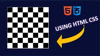 chessboard design using html css only