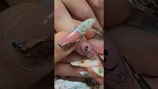быстрые ноготки и быстрый дизайн ногтей.