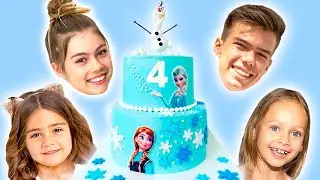 4. Urodziny Mii! Nastya, Artem i Mia z Elsą i Olafem 🎉 | Niezapomniana Impreza dla Dzieci