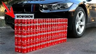 Crushing Crunchy & Soft Things by Car! EXPERIMENT: ZERO COCACOLA VS CAR - SATISFYING VIDEO