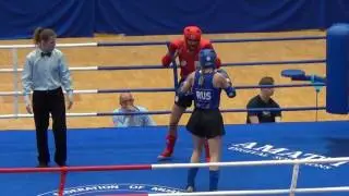Vandarieva Ekaterina(Bel)-Diachkova Natalia(Rus) 1/4 female senior A 54kg