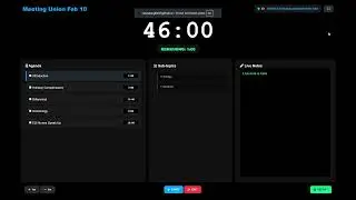 Meeting Timer Tutorial