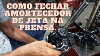 Como fechar amortecedor de jeta na prensa.