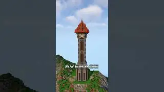 Building Minecraft Medieval Gothic Tower 