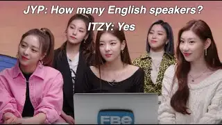 Itzy Inventing the English Language in American Interviews