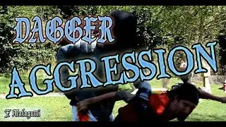 Fiore de' Liberi - Unarmed vs Dagger - Aggression drill