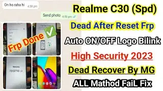 Realme C30 Dead After Frp Unlock Problem Fixed 2023 | Realme C30 flashing error checking baudrate ✓