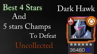 Best 4* and 5* champions to defeat Dark Hawk(Uncollected)Night Riders -Marvel Contest of Champions