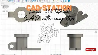 Learn Autodesk fusion360 || mechanical part design || Urdu/Hindi tutorial