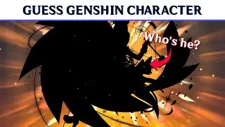 Guess Genshin Character by Their Splash Art Silhouette | Genshin Impact