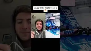 F1 Las Vegas Livery reactions #formula1 #f1 #gaming