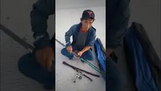 Spot mqncing di Pemecah ombak pantai  Congot
