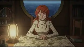Nami’s Rainy Day Focus 🌧️ | One Piece Lofi & Rain Ambience