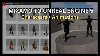 How to Import a Character and Animations From Mixamo to Unreal Engine 5