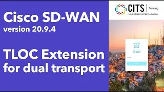 Cisco SD-WAN Version 20.9.4 - TLOC Extension for dual transport