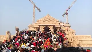 finally Ram Mandir Ayodhya | During Maha Kumbh  Saryu ghat, the world's largest religious gathering