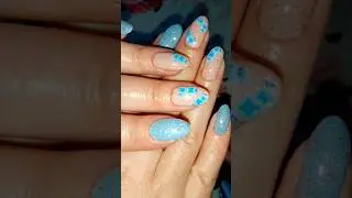 Маникюр обычный лаком #handmadeотверы #shortvideo #shorts #шортс #маникюр #маникюрногти #цветы #небо