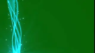 Abstract particles magic design green screen effect