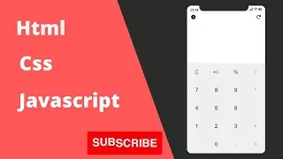 How to build a simple calculator using HTML CSS and JAVASCRIPT | Web Creator