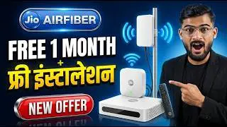Jio AirFiber Free Me Kaise Lagwaye? Free Installation + 1 Month Free Internet | Full Process 2026