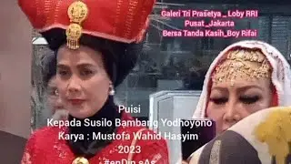 RRI EXHIBISI- PRESIDEN  10-20 Novembe 2023, HARI PAHLAWAN- BOY RIFAI #endinsas#rrijakarta#presiden