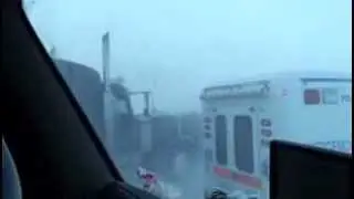 Truck driving ,Manitoba, Jan 26 2014,Part 2