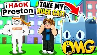 i hack Papa Preston😅 | #petsimulatorx