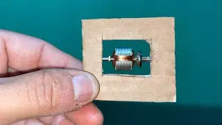 Basit elektrik motoru ilginç deneme