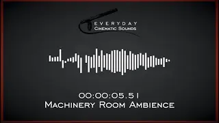 Machinery Room Ambience | HQ Sound Effect