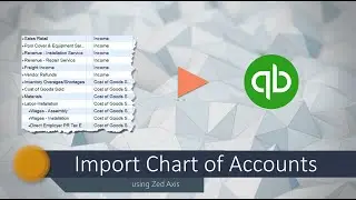 Import Chart of Accounts lists into QuickBooks 2022 Desktop using Zed Axis