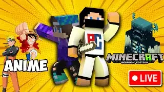 Showing my secret world | Minecraft Live | Anime Discussion