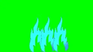 Blue fire green screen| editor g