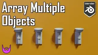 Array Multiple Objects with One Modifier | Blender 2.9 Tutorial