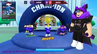Playing Football in Roblox ⚽ (Roblox Ultimate Soccer)