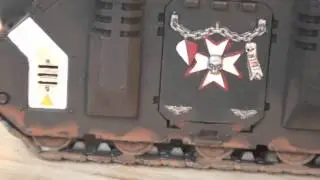 Black Templar Rhino Warhammer 40,000
