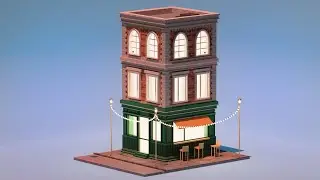 How to make Apartment Building in Blender | 3D Modeling | Timelapse